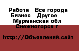 Работа - Все города Бизнес » Другое   . Мурманская обл.,Снежногорск г.